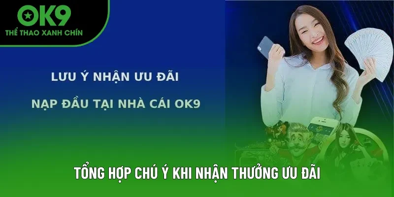 Tổng hợp chú ý khi nhận thưởng sự kiện
